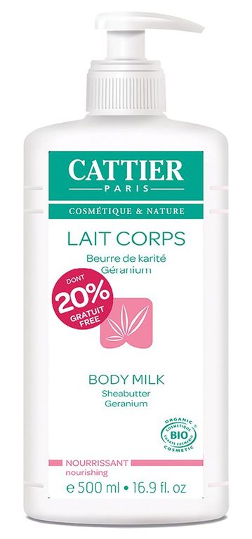 Cattier Lait Corps Nourissant