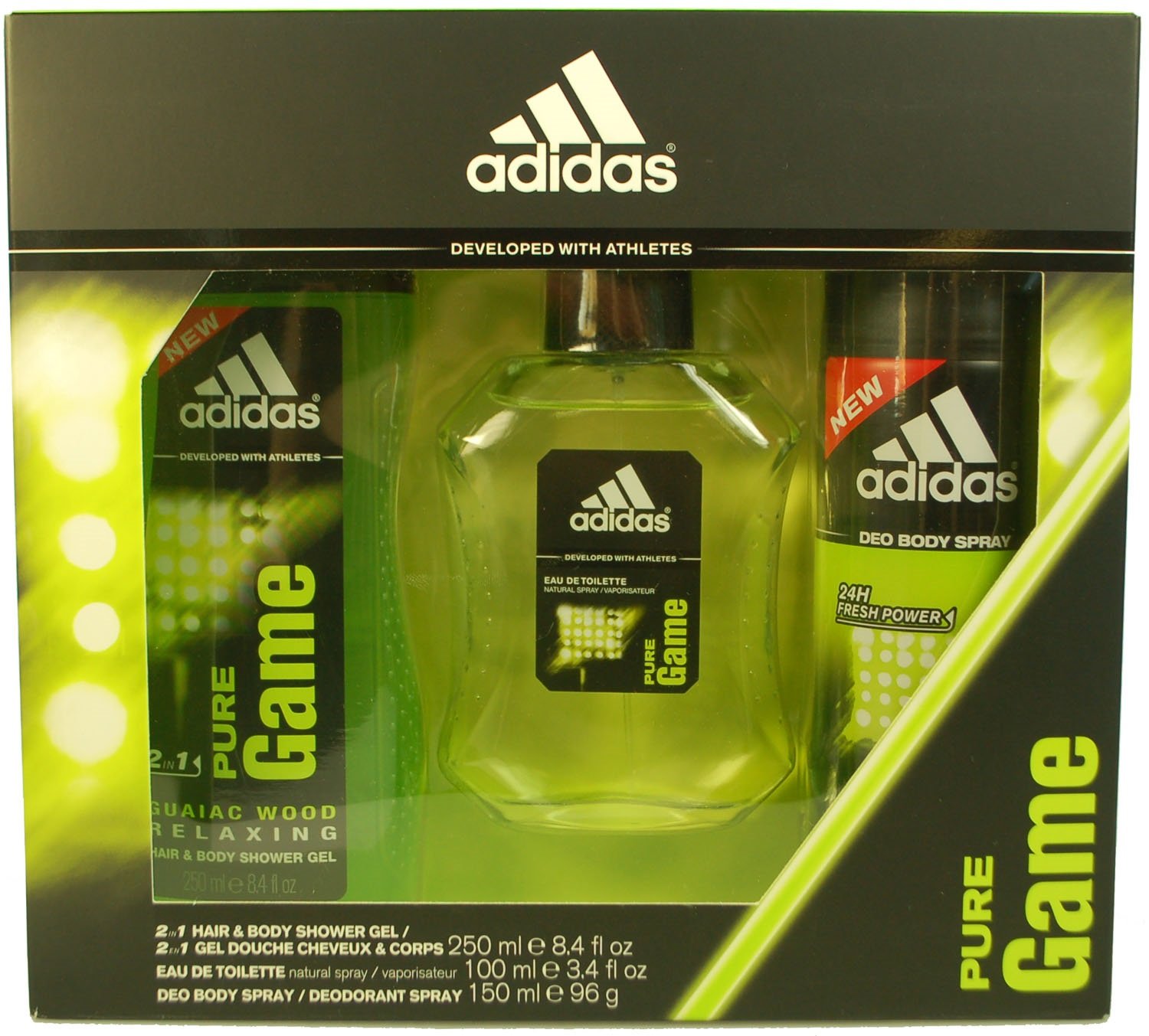 Adidas Pure Game Eau De Toilette Body Spray Geschenk Set