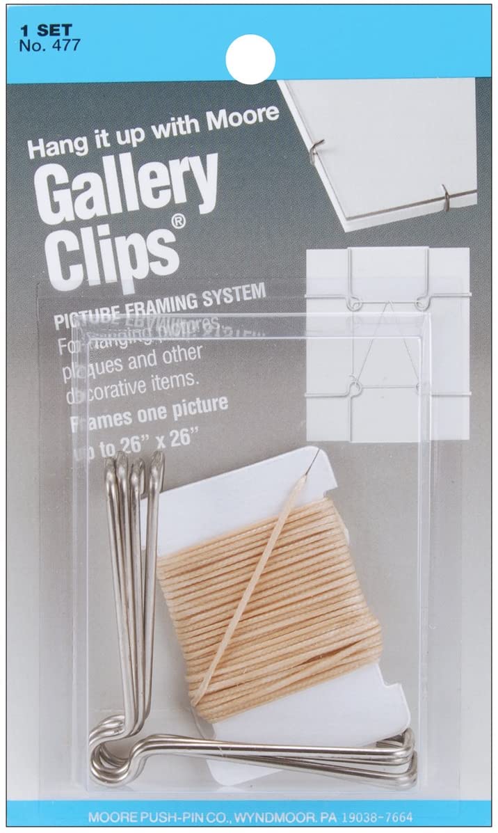 Moore Push Pin Galerie Clips Set